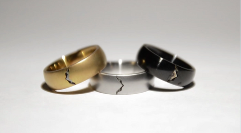 mens hinged wedding bands