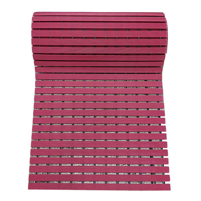 Eurotex Anti Slip Shower Mat Roll for Pool and Wet Area, Skid Proof (PVC, 500 CM Roll) - Burgundy