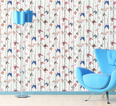 Eurotex Butterfly Print, Floral Peel and Stick Wallpaper, Adhesive Wall Paper - (45cm x 300cm) 9086CODE