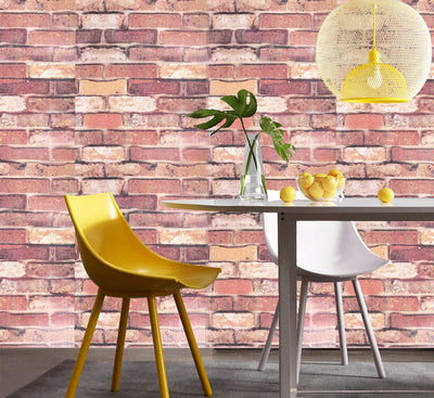 Eurotex Brick Design, Peel and Stick Wallpaper, Adhesive for Wallpaper - (45 cm x 300cm)
