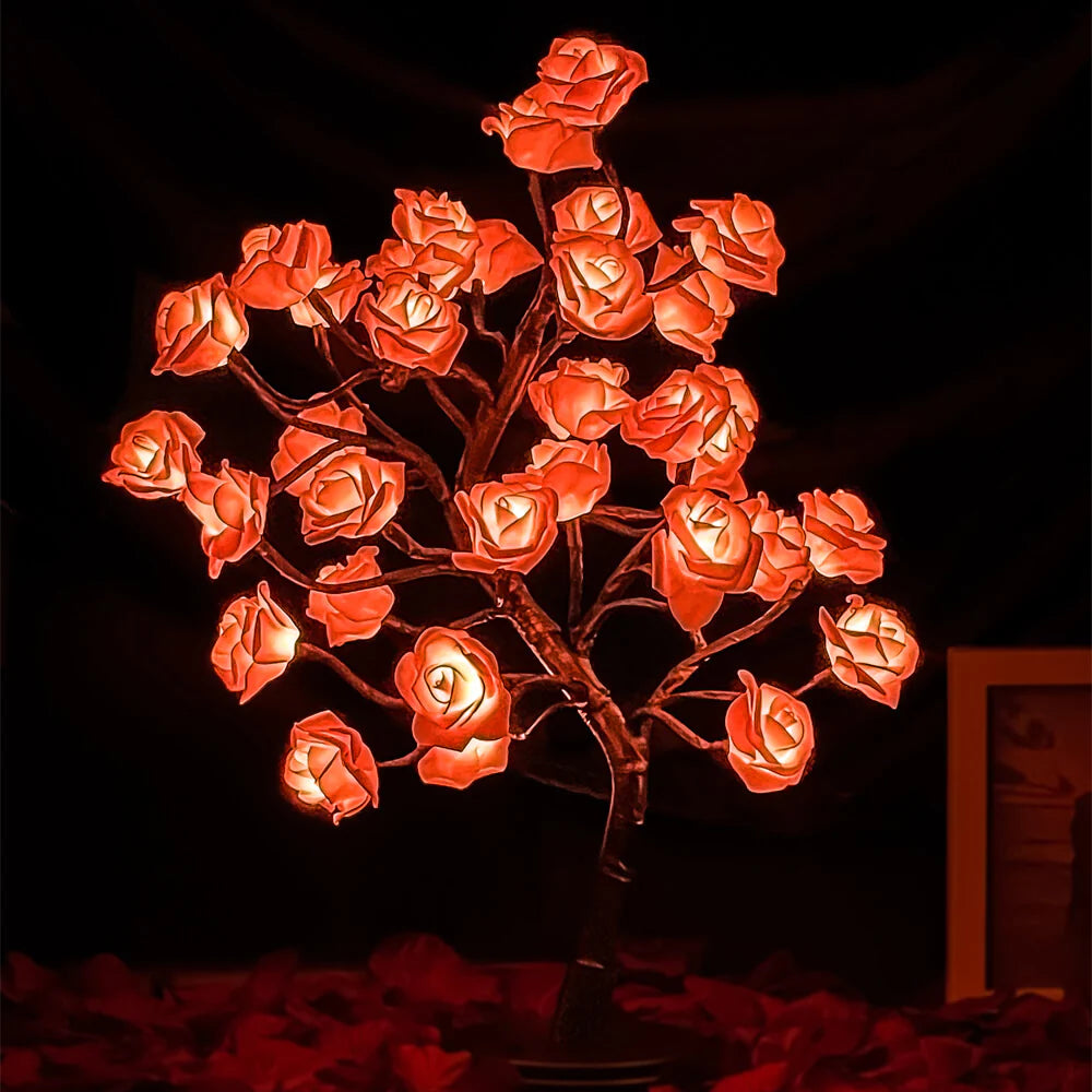 Rose-Lit Bonsai Tree™