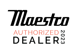 Maestro Authorized Dealer logo.