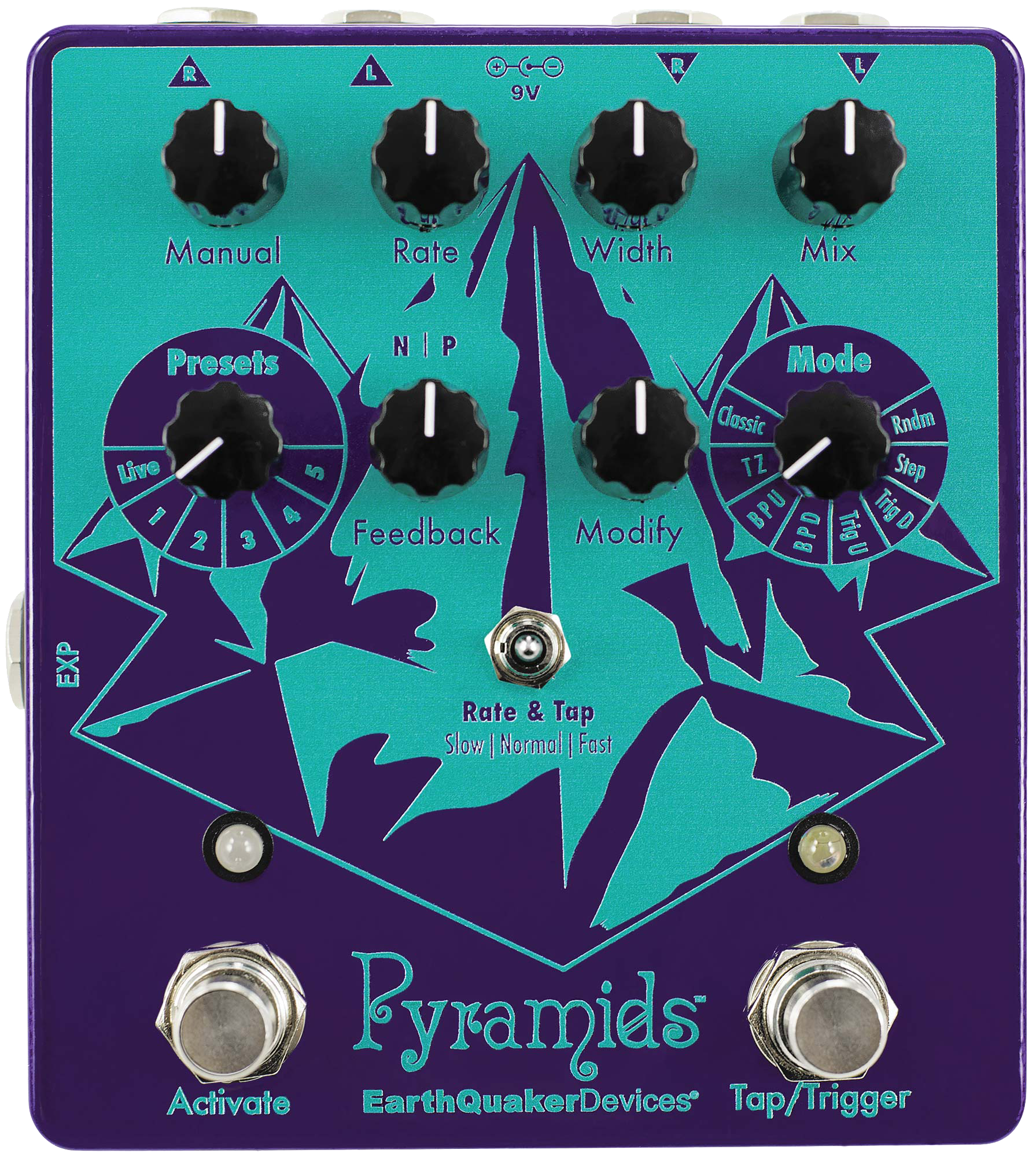 Earthquaker Devices Pyramids Stereo Flanging Device Tone Shop Guitars