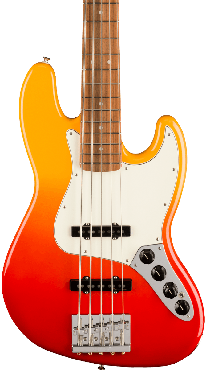 Fender Player Plus Jazz Bass V Pf Tequila Sunrise W Bag