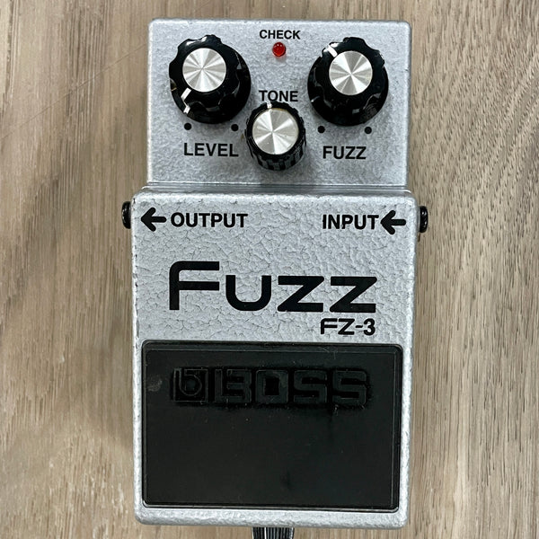 Used Vintage 1997 Boss FZ-3 Fuzz Pedal MIT Silver Label TSS2049