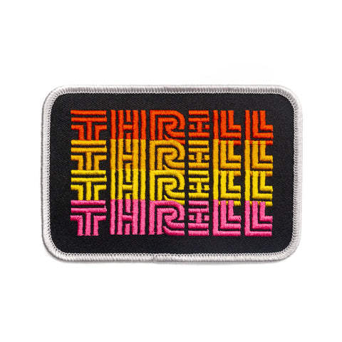 Made to Thrill Logo, Retro Theme Park Inspired Patch – Made to Thrill®