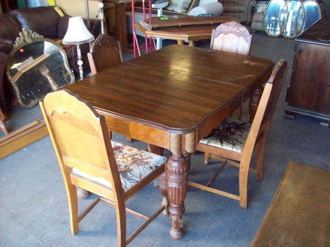 DEAL OF THE DAY 8/6/17: Antique Dining Table 4 Chairs 19489, Was DEAL OF THE DAY 8/6/17: Antique dining table 4 chairs 19489, was $275, today only $150! - DEAL OF THE DAY 8/6/17: Antique Dining Table 4 Chairs 19489, Was