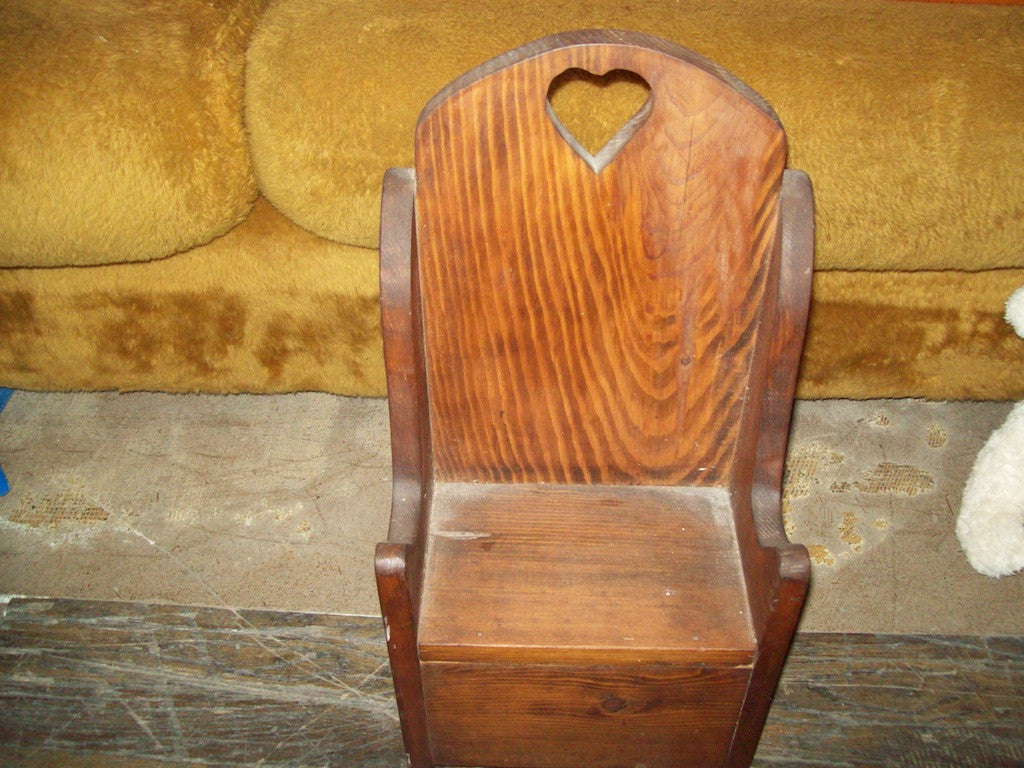 wooden doll chair