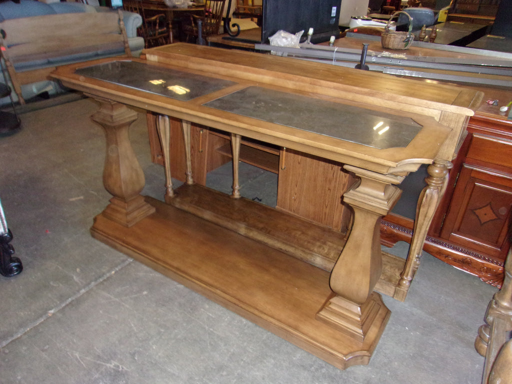 Entryway Table W Inlaid Marble Top 20806 Amazingfindsanderson