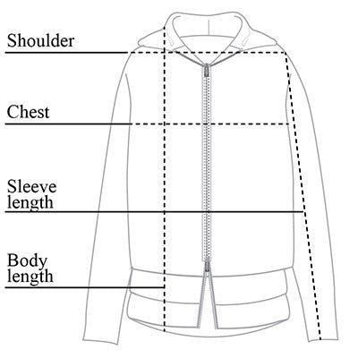 Cindy Hooded Sweater Jacket Size Chart – Anatomie