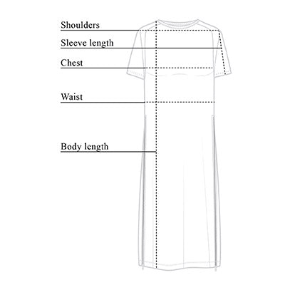 Devia Side-Zip Dress Size Chart – Anatomie