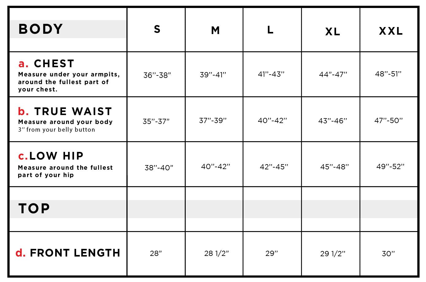 Dylan Men's Button-Up Long-Sleeve Shirt Size Chart