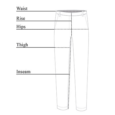 Gloria Ponte Knit Ankle Pant Size Chart