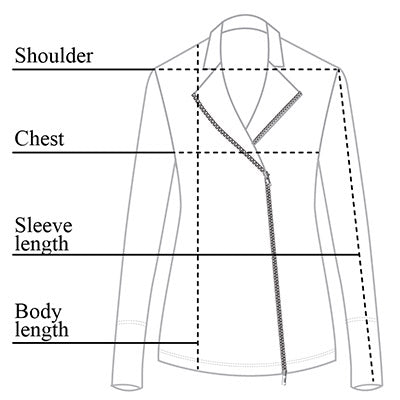 Harley Nylon Moto Jacket Size Chart – Anatomie