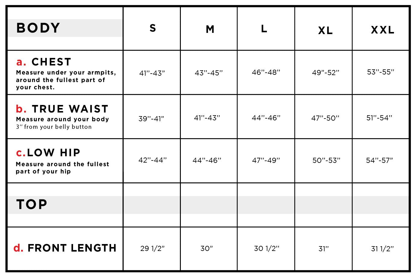 Tanzania Men's Kenya Safari Jacket Size Chart