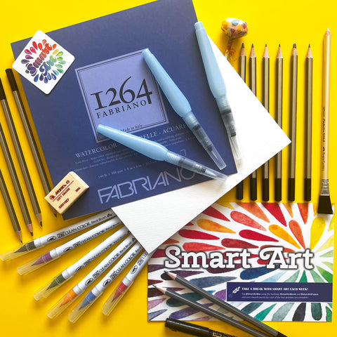 smart art box art supplies watercolor markers for april 2022