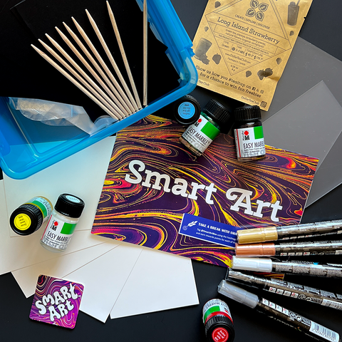 Smart Art box may marbling box