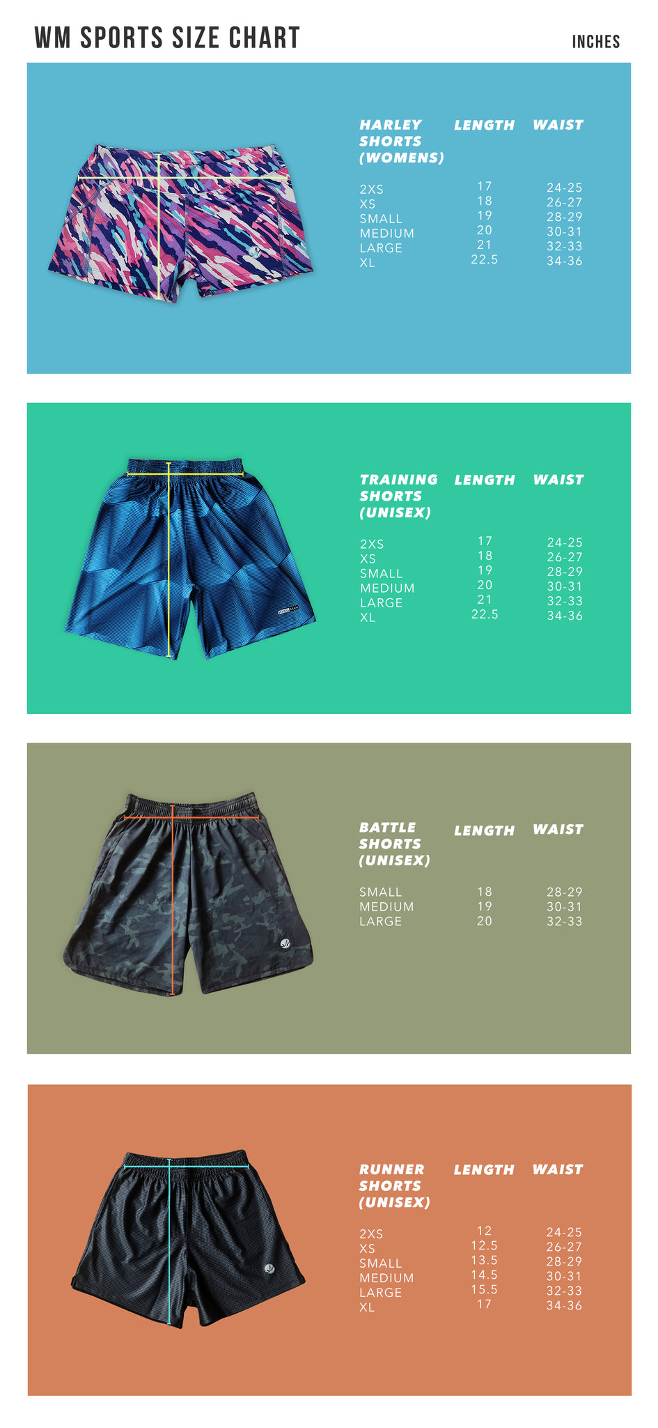 Sizing Guide – Wengman Sports Apparel