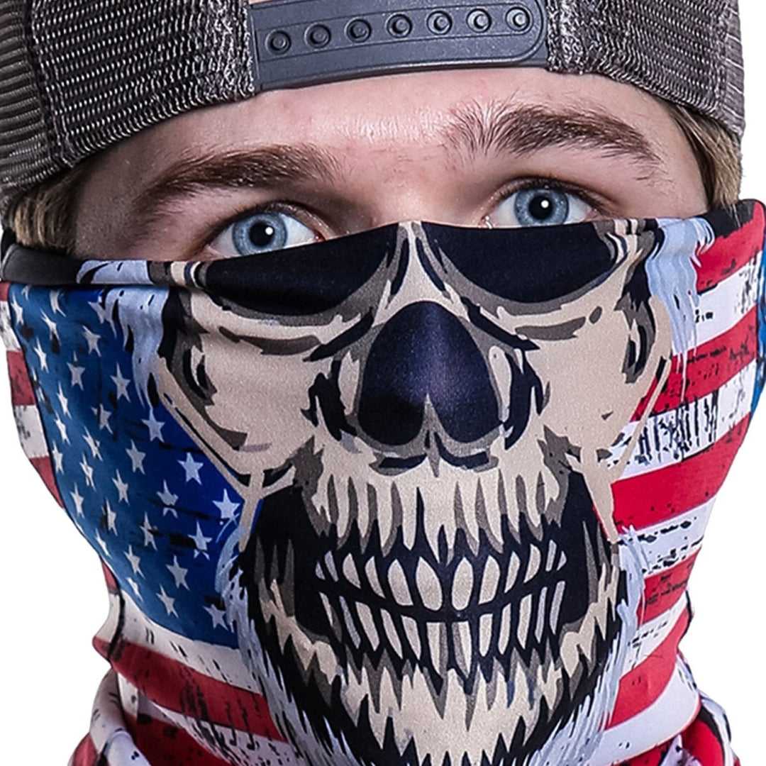 Stars and Stripes Neck Gaiter/ Facemask/ Headband, Rockstarlette