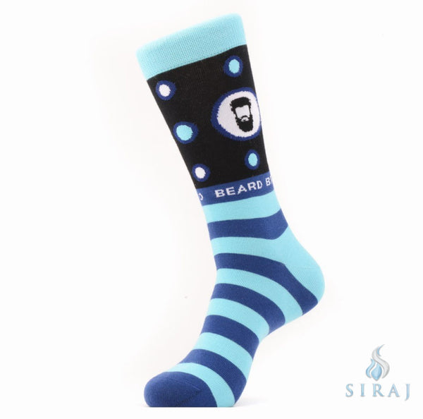 Beard Bro Socks - Blue - Halal Socks