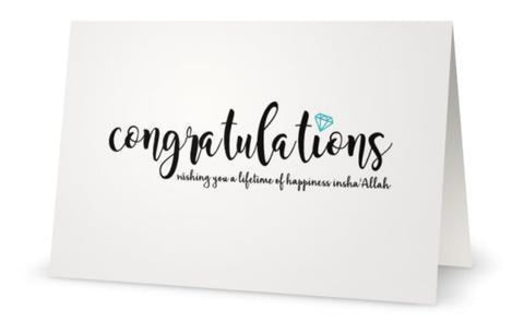 Congratulations Diamond Card - Greeting Cards - Made With Hab