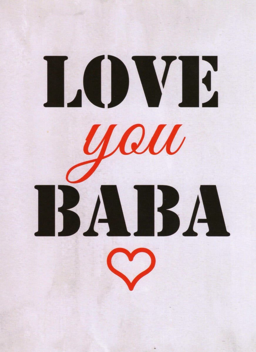 Love You Baba Card The Craft Souk