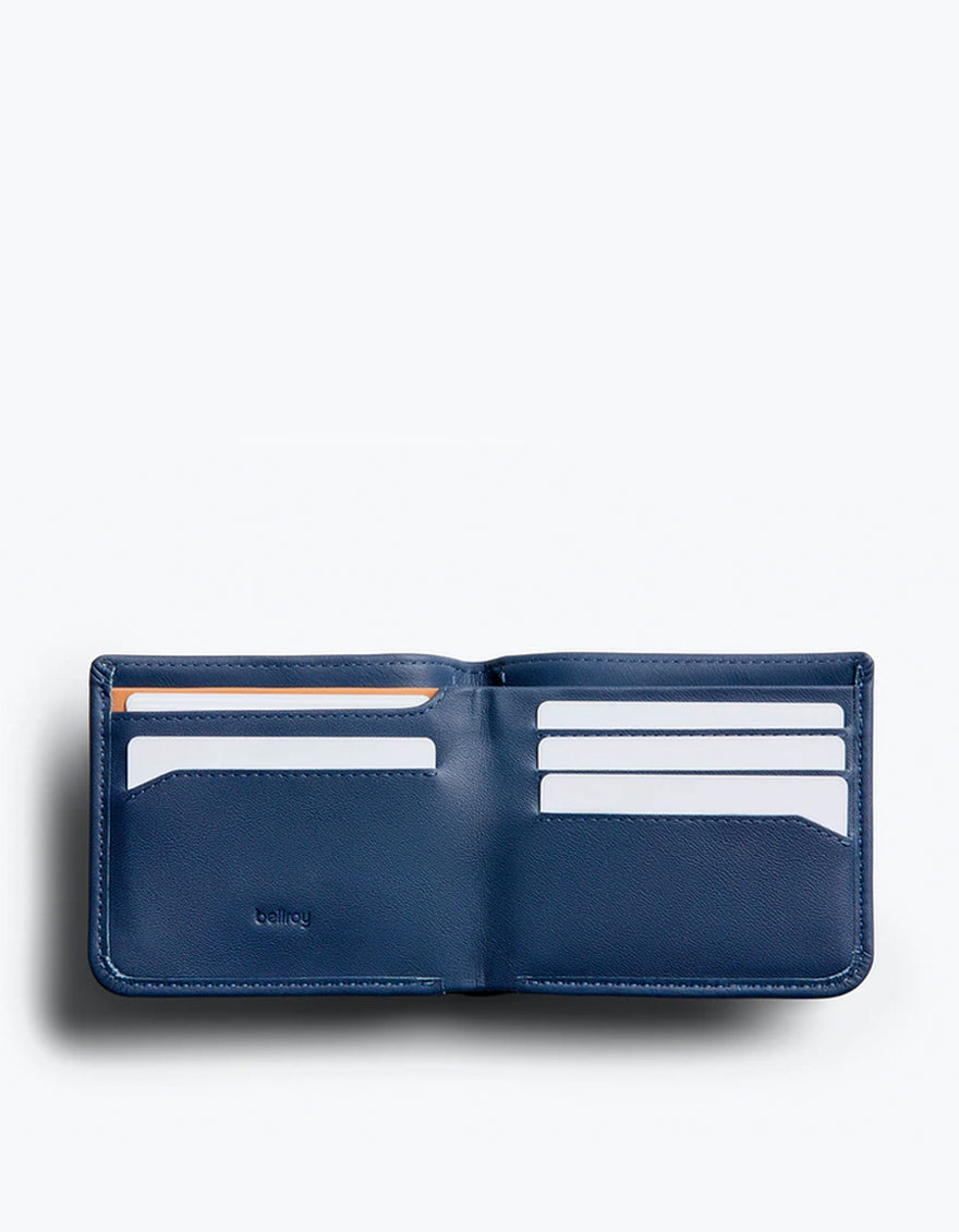 Bellroy Hide And Seek Wallet Rfid Marine Blue Still Life