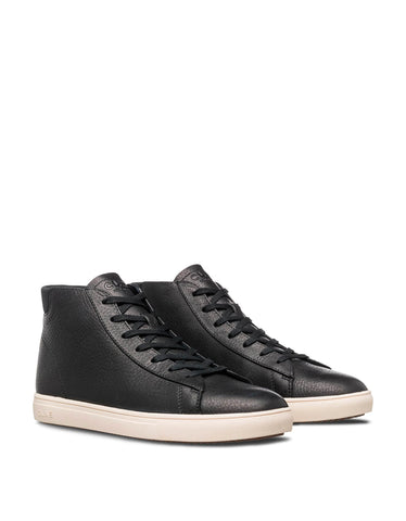 clae bradley mid black leather