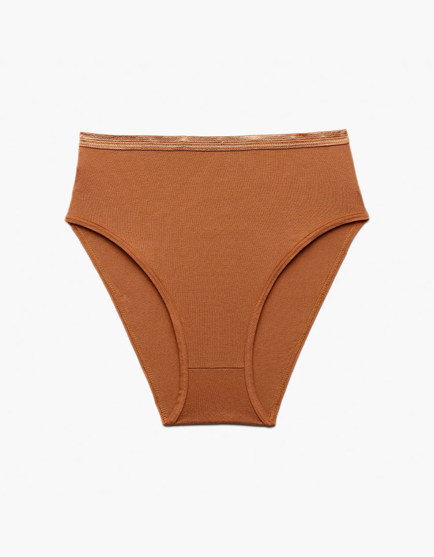 Knickey High Rise Brief in Butterscotch – Still Life