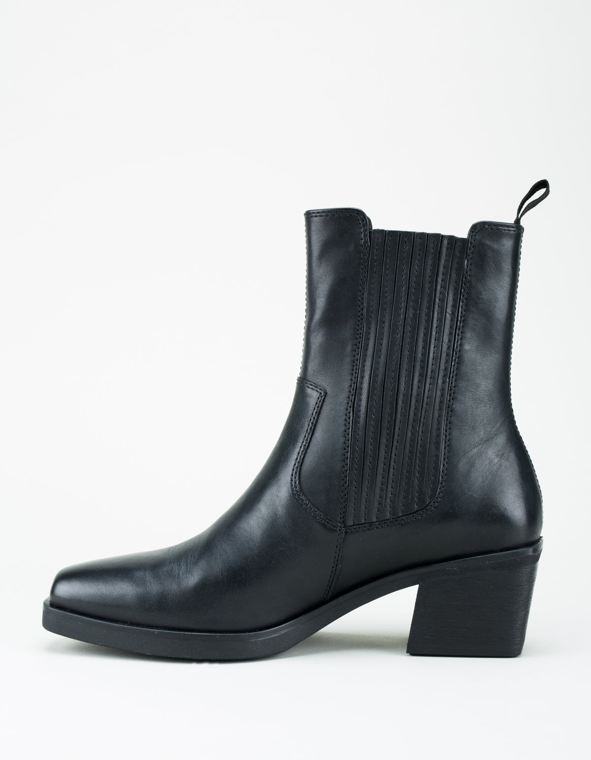 Vagabond Simone Covered Elastic Boot Black – Still Life