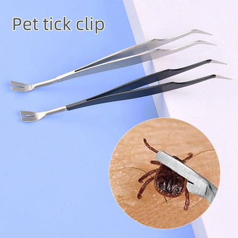 Pet Tick Protection: 2-in-1 Clip and Tweezer Tick Remover Tool - Heart Crafted Gifts