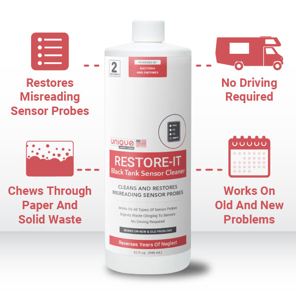 Restore-It Sensor Cleaner Features. Unique Camping + Marine