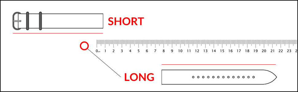 watch strap length chart