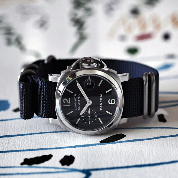 panerai 005 on a daluca straps nylon watch band