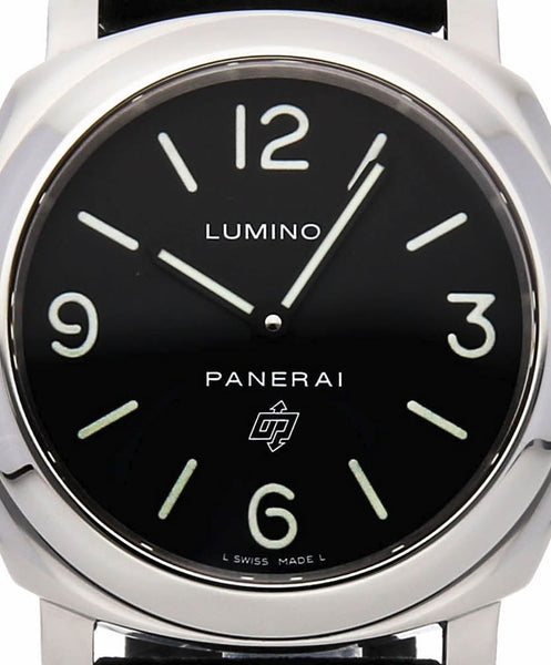 Panerai PAM000 Luminor Watch Black Dial