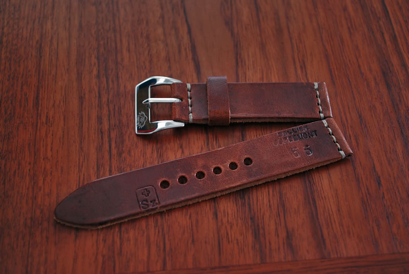 vintage swiss ammo pouch watch strap by daluca straps