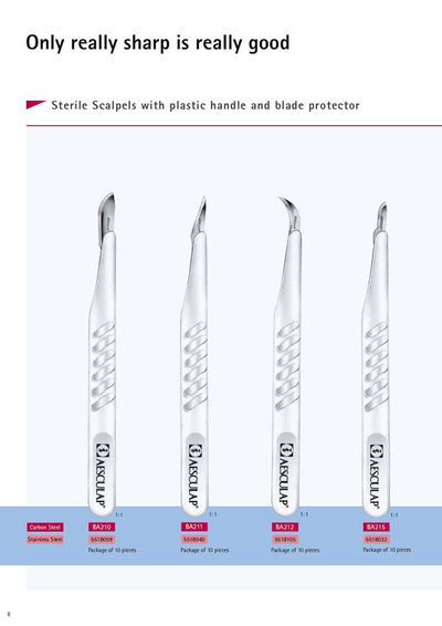 surgical disposable scalpel braun