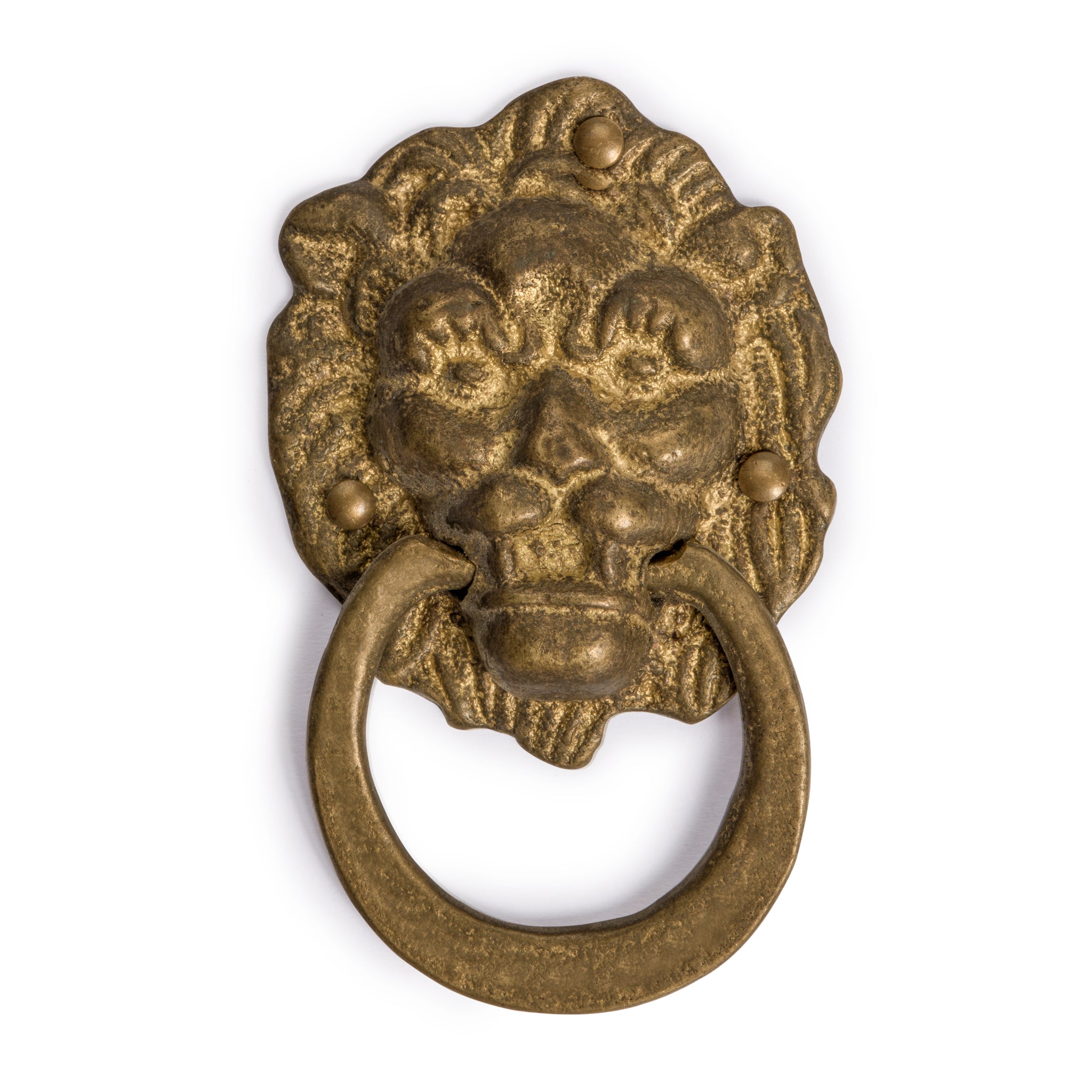 Miniature Gold Lion Pulls 2.2" - Set of 2