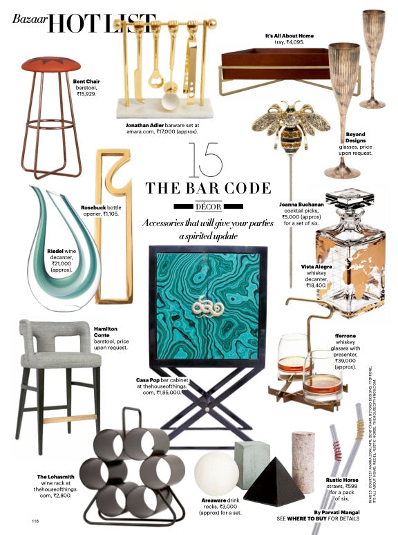 Hot list Whiskey glasses by fferrone in Harpers Bazar