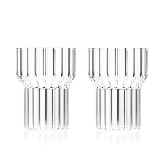 Flight Collins Glass - Set of 2 - fferrone luxury glassware – f f e r r o n  e design