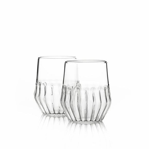 Fight Champagne Flute - Set of 2 - fferrone designer glassware – f f e r r  o n e design