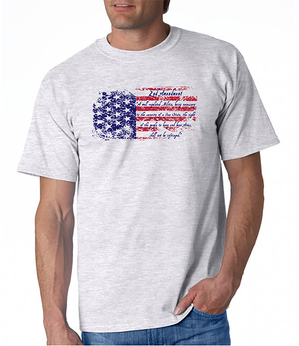 2nd Amendment Flag T-shirt – DesignerTeez