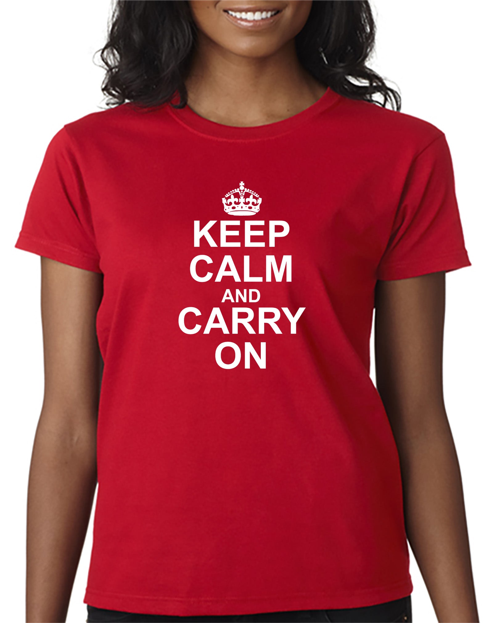 Keep Calm and Carry On T-shirt - Political T-shirt – DesignerTeez