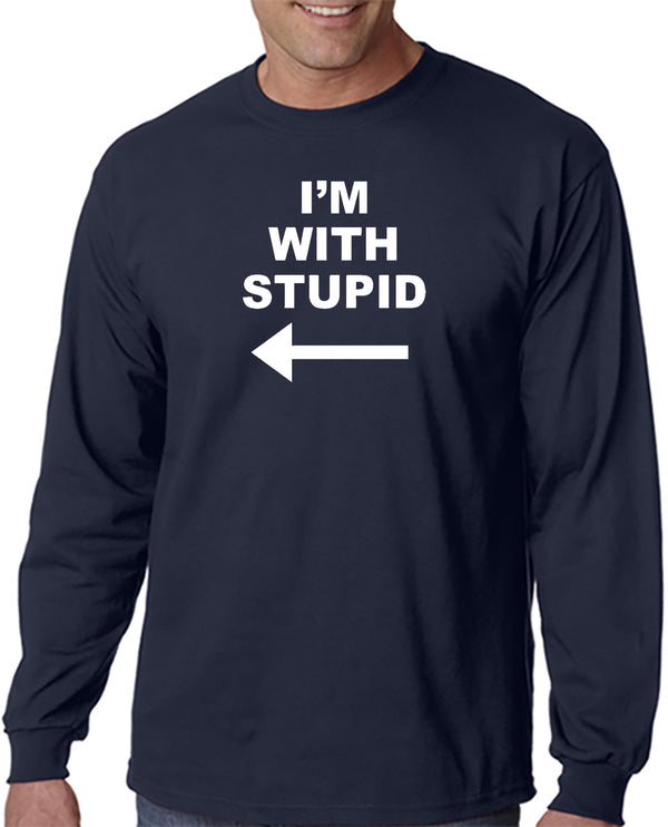 I'm With Stupid (next to me) T-shirt – DesignerTeez