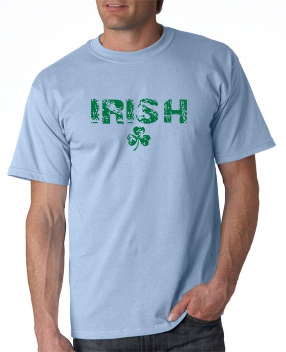 Distressed Irish T-shirt - St Patrick's Day – DesignerTeez