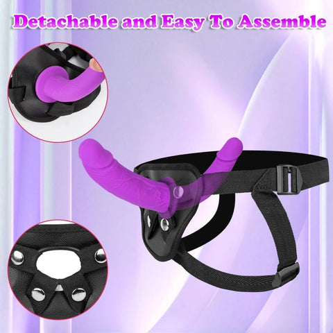 Hands Free Strap On Double Ended Dildo