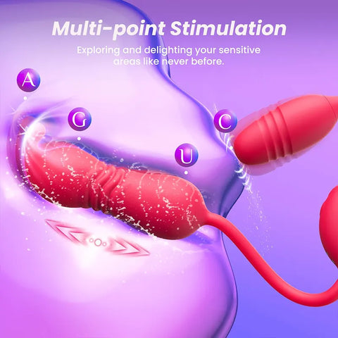 Dual Head Finger G-Spot Clitoral Pleasure Stimulator