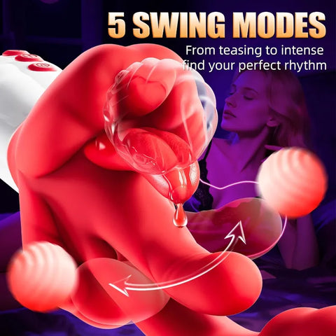 5-in-1 Rose G-Spot Vibrator