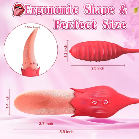 2-in-1 G-Spot Tongue Vibrator