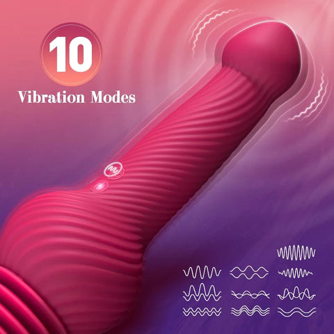 BounceCore Large Thrusting Vibrator with Suction